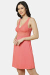 Triumph Viscose Loungewear Dress - Sugar Coral — thumbnail 2